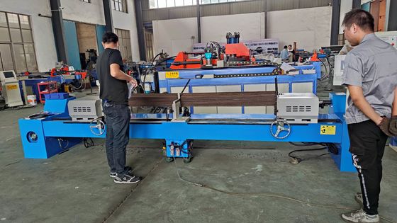 DJ80 Máquina hidráulica de chamferagem de tubos sólidos de cabeça dupla