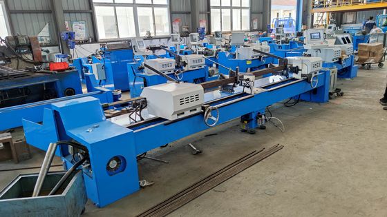 DJ80 Máquina hidráulica de chamferagem de tubos sólidos de cabeça dupla
