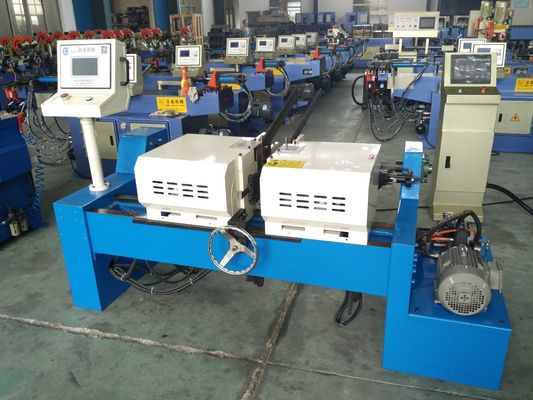 Máquina automática de amarração de extremos de tubos Máquina de amarração de tubos metálicos de duas extremidades