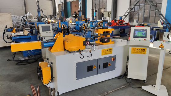 SG40NC Máquina de Formar Fim de Tubo Quatro Estação Operação para 2 polegadas de aço Tubo de encolhimento