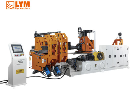 DW130CNC10A3S-T máquina automática CNC de dobra de tubos de tubos de 5,5 polegadas 10 eixos com flexão de empurrão