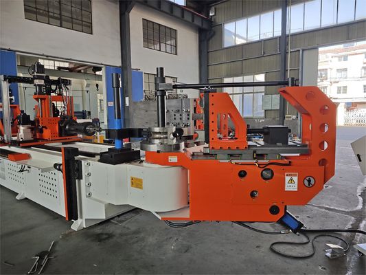 DW130CNC10A3S-T máquina automática CNC de dobra de tubos de tubos de 5,5 polegadas 10 eixos com flexão de empurrão